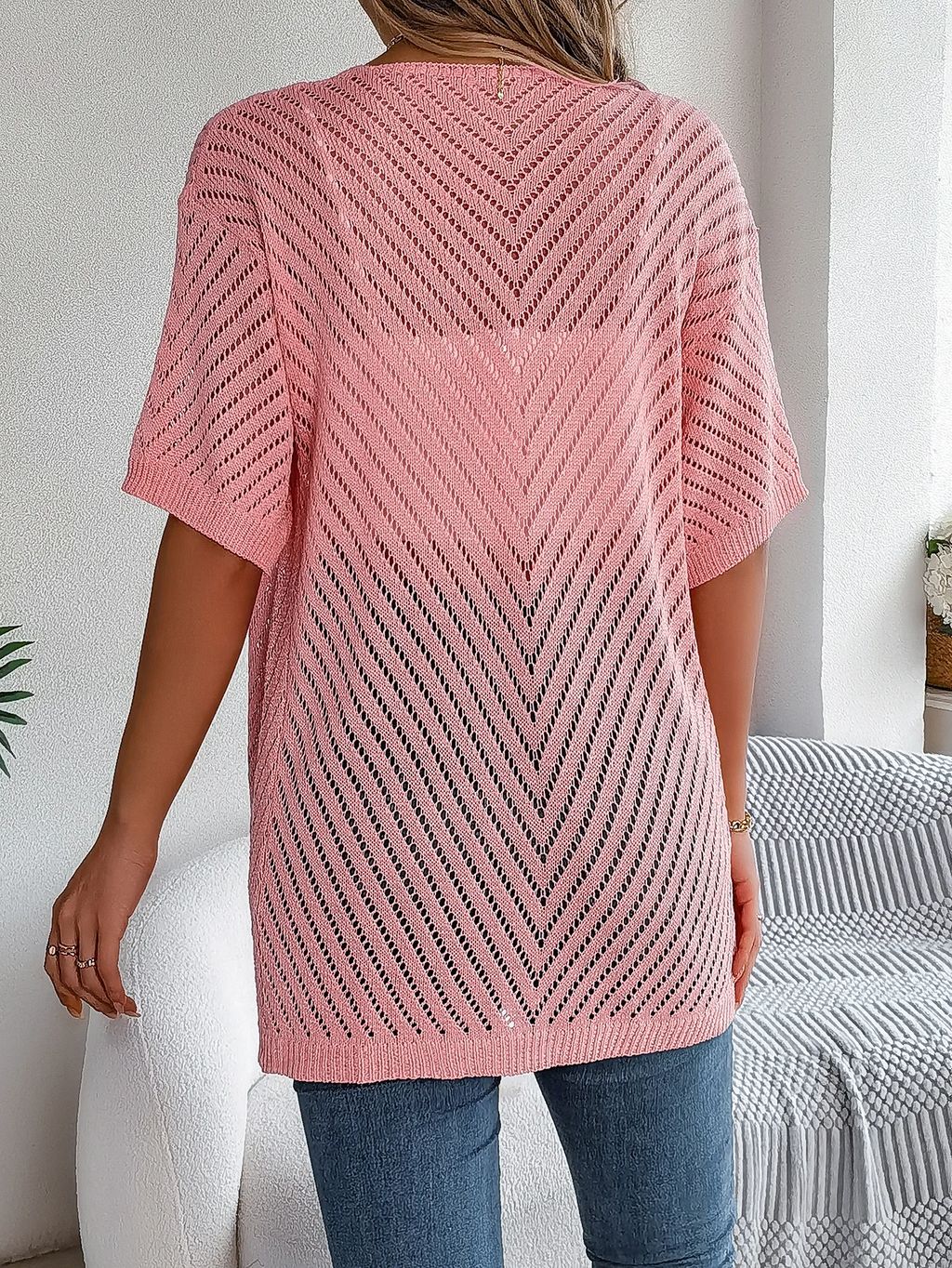 Alina | Luchtig Gebreid Dames Vest 1