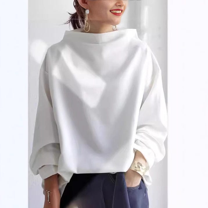 Angela | Oversized Dames Top met Trechterhals 3