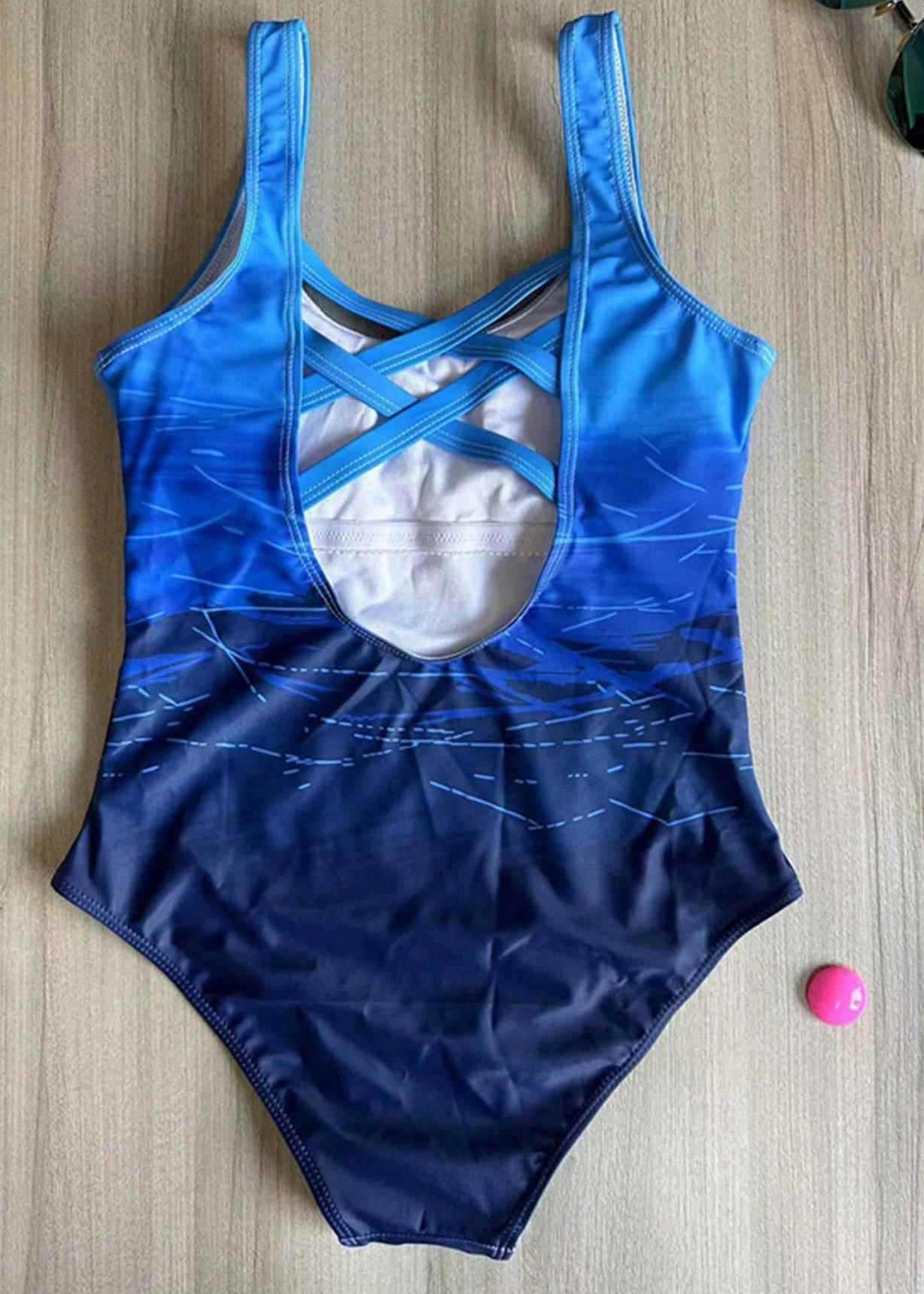 Aqua | Badkleding Eén Stuk U-hals Kleurverloop 4