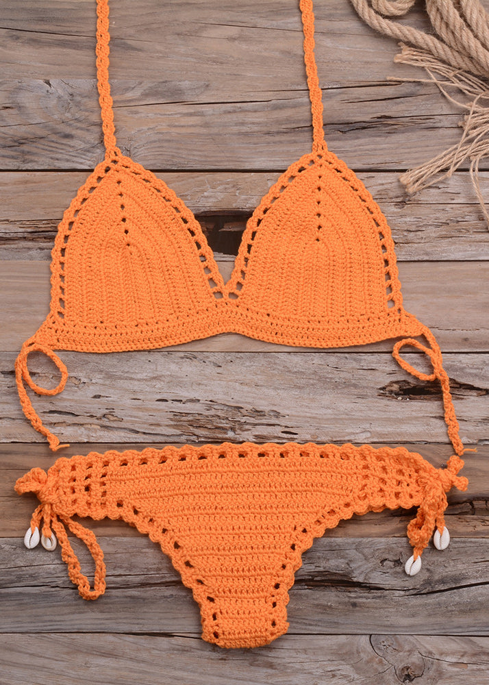 Aqua | Handgemaakte Strandbadkledingset Blauw 2