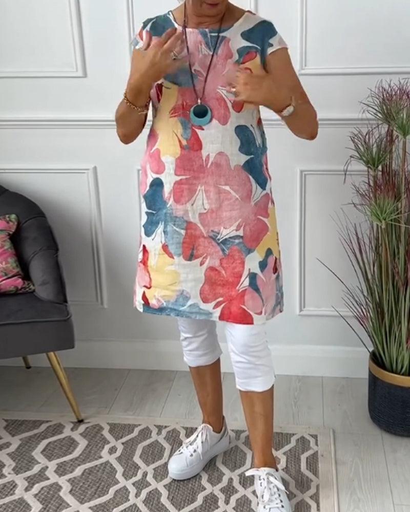 Asymmetrische Maxi Jurk met Hoge Split | Lange Zomerjurk Dames 1