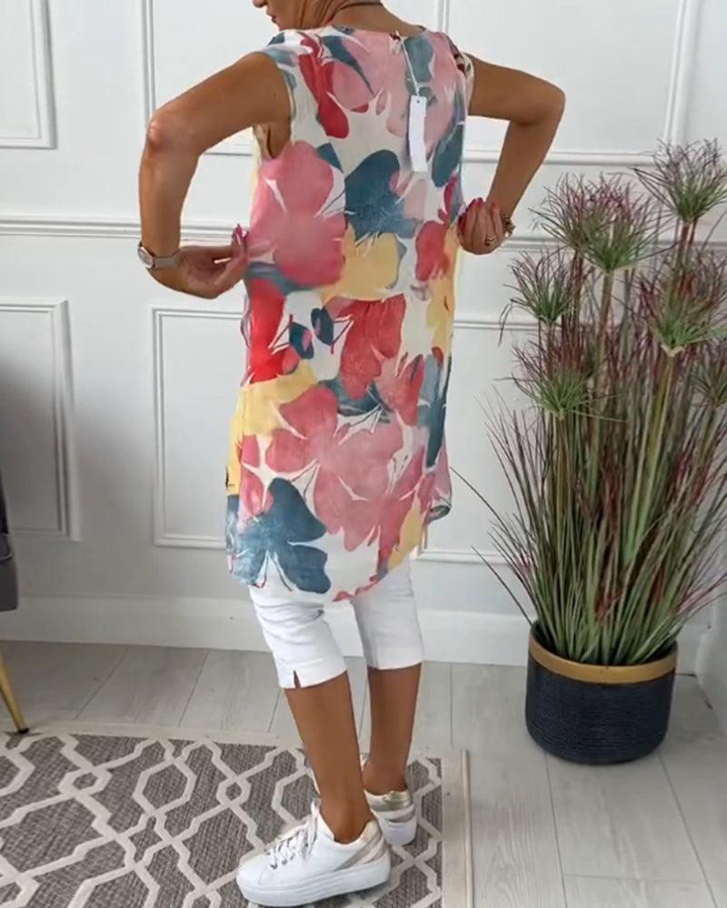 Asymmetrische Maxi Jurk met Hoge Split | Lange Zomerjurk Dames 3