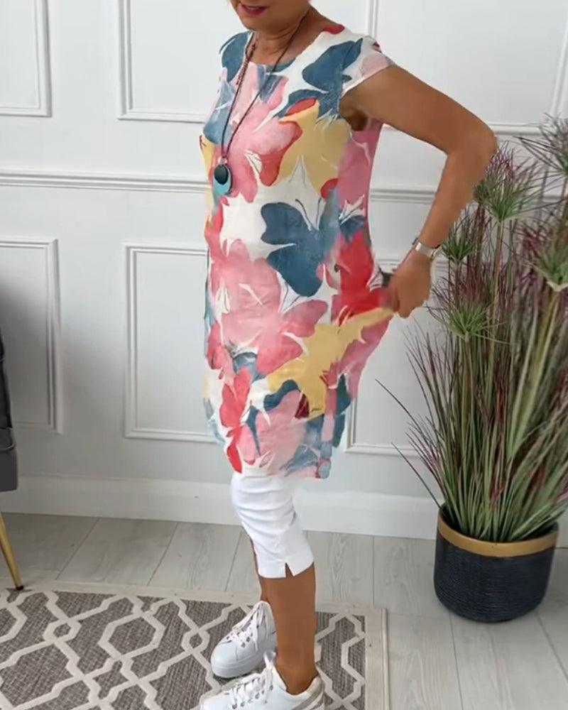 Asymmetrische Maxi Jurk met Hoge Split | Lange Zomerjurk Dames 5