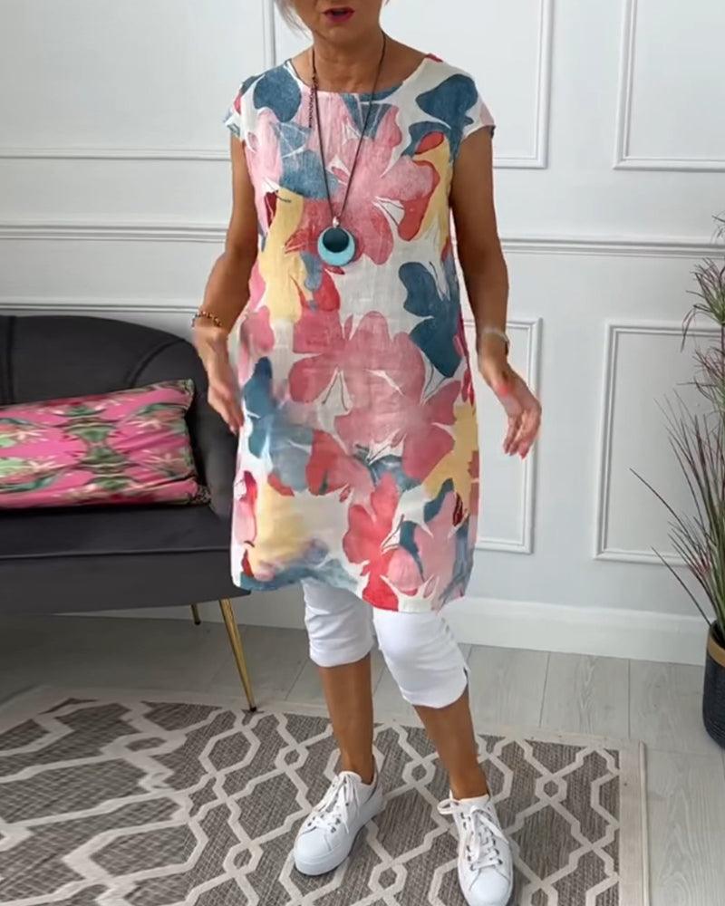 Asymmetrische Maxi Jurk met Hoge Split | Lange Zomerjurk Dames 6
