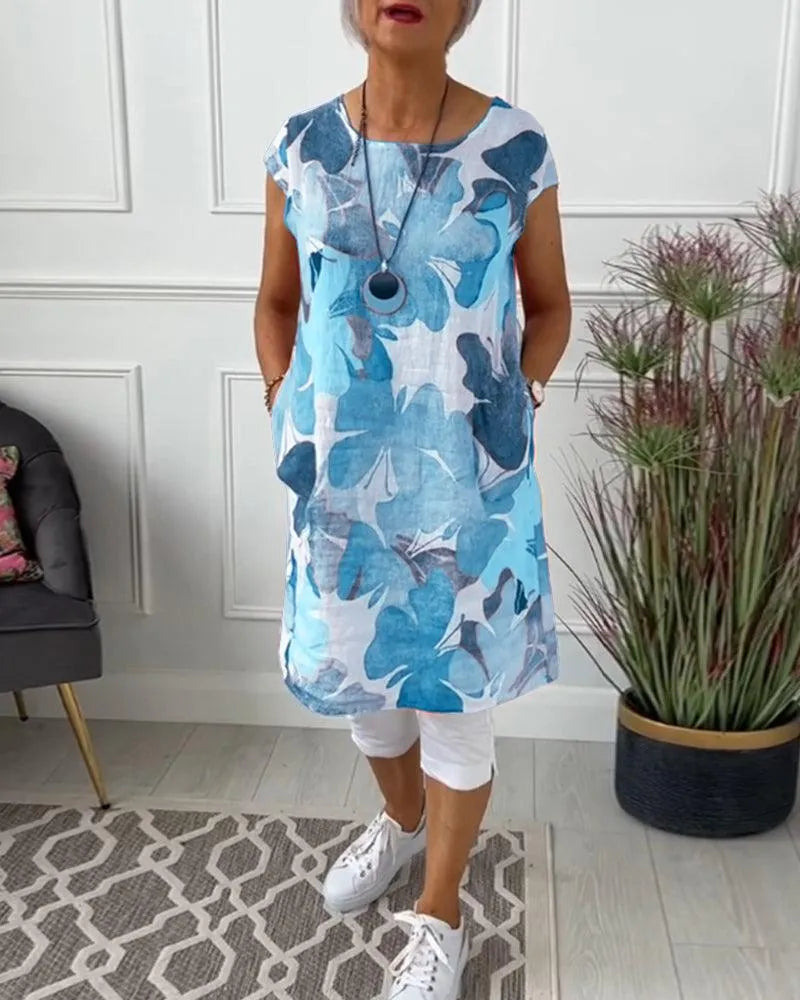 Asymmetrische Maxi Jurk met Hoge Split | Lange Zomerjurk Dames 9