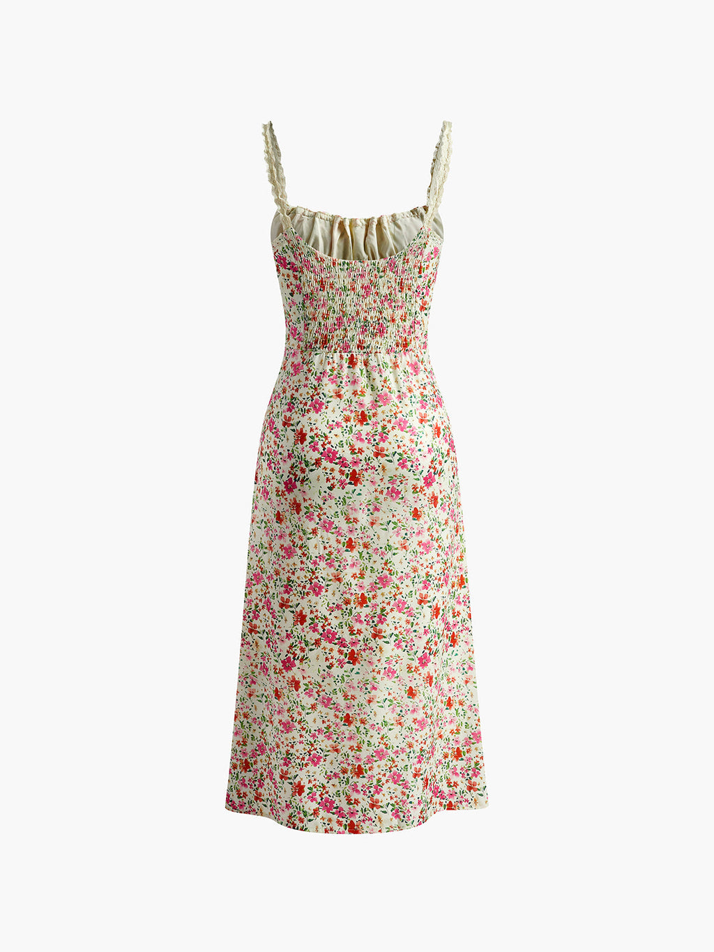 Bloemen Cami Midi Jurk | Elegante Zomerjurk Dames 6
