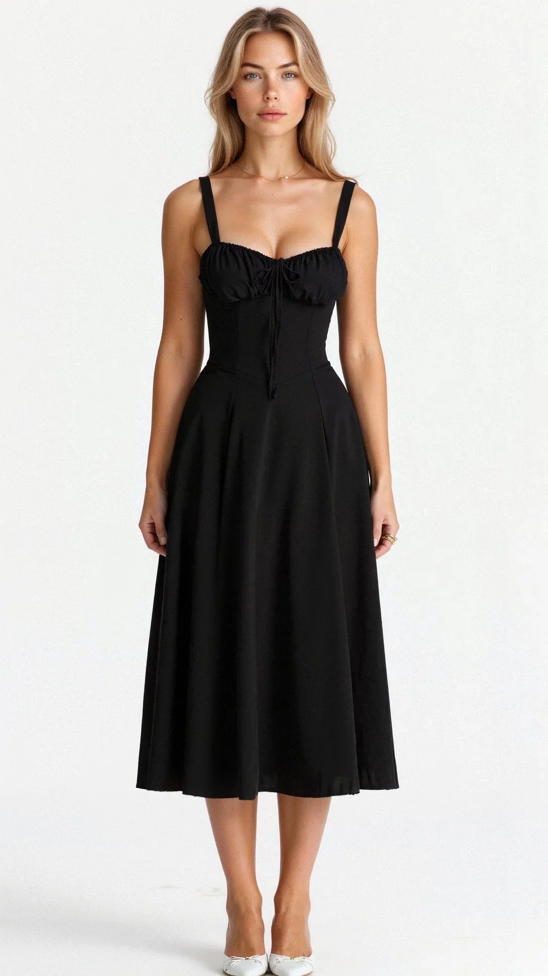 Bloemenjurk | Elegante Bustier Met Taille Shaper 4