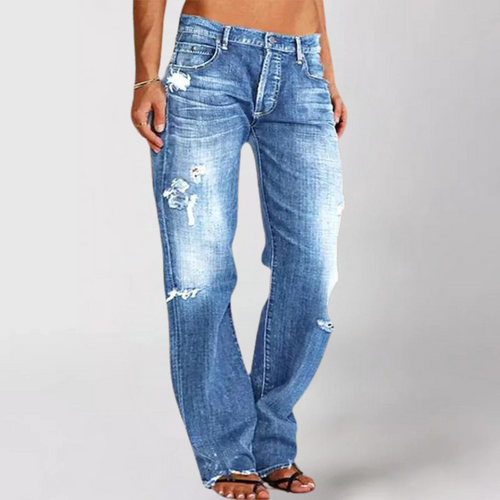 Carol | Heren Spijkerbroek met Wijde Pijpen Denim Jeans 1