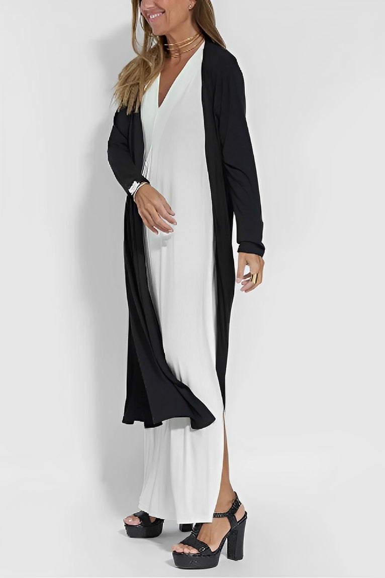Christina Maxi Jurk V-hals | Lange Jurk Dames Zomer Elegantie 4