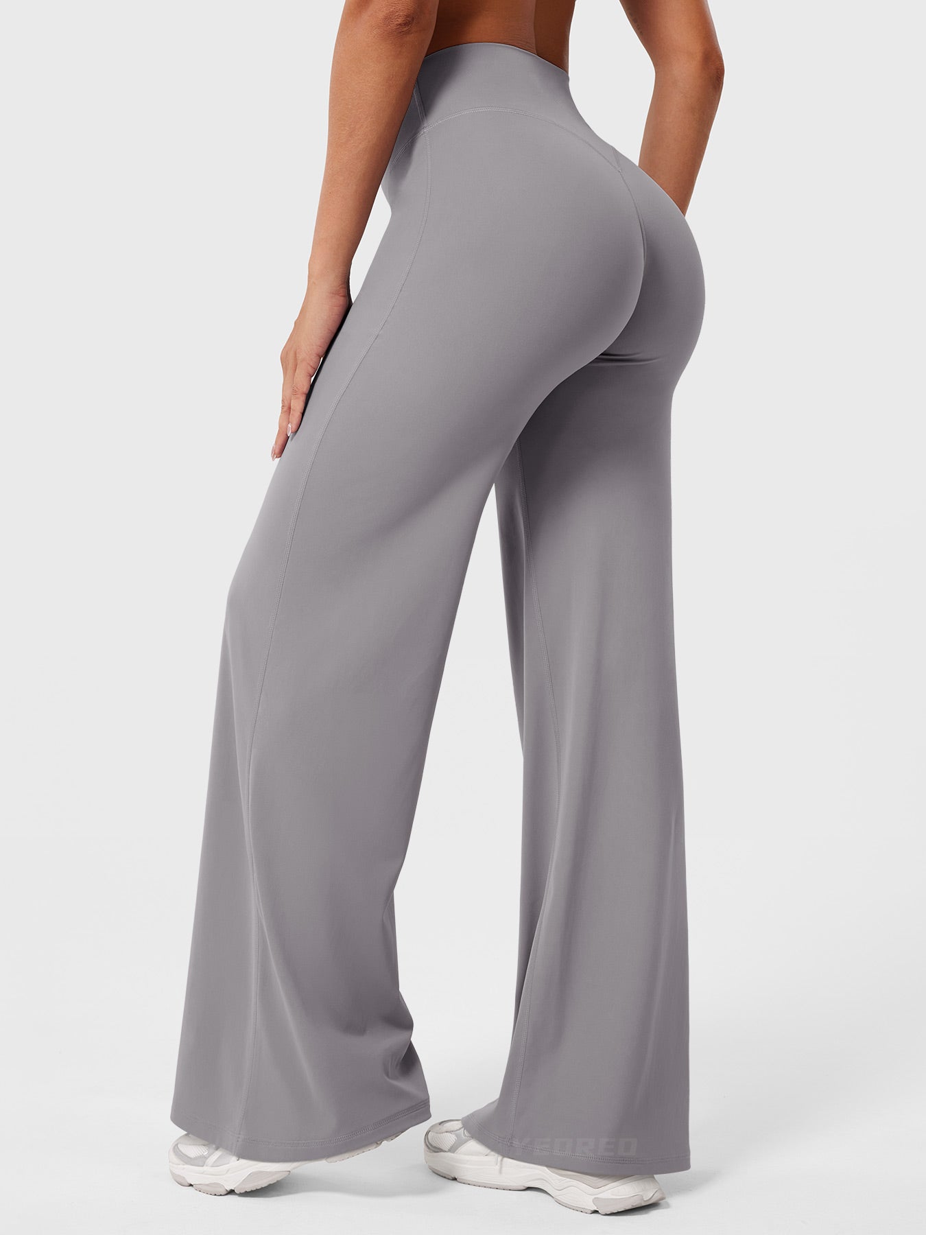 Dames Flared Broek | High-Waist Pantalon Dames Zomer 11