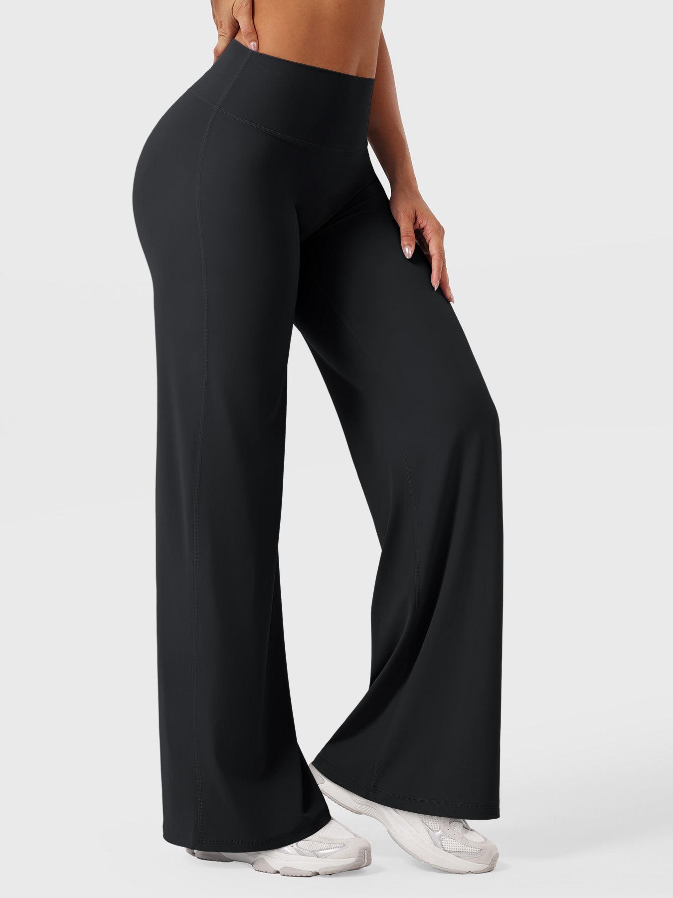 Dames Flared Broek | High-Waist Pantalon Dames Zomer 4