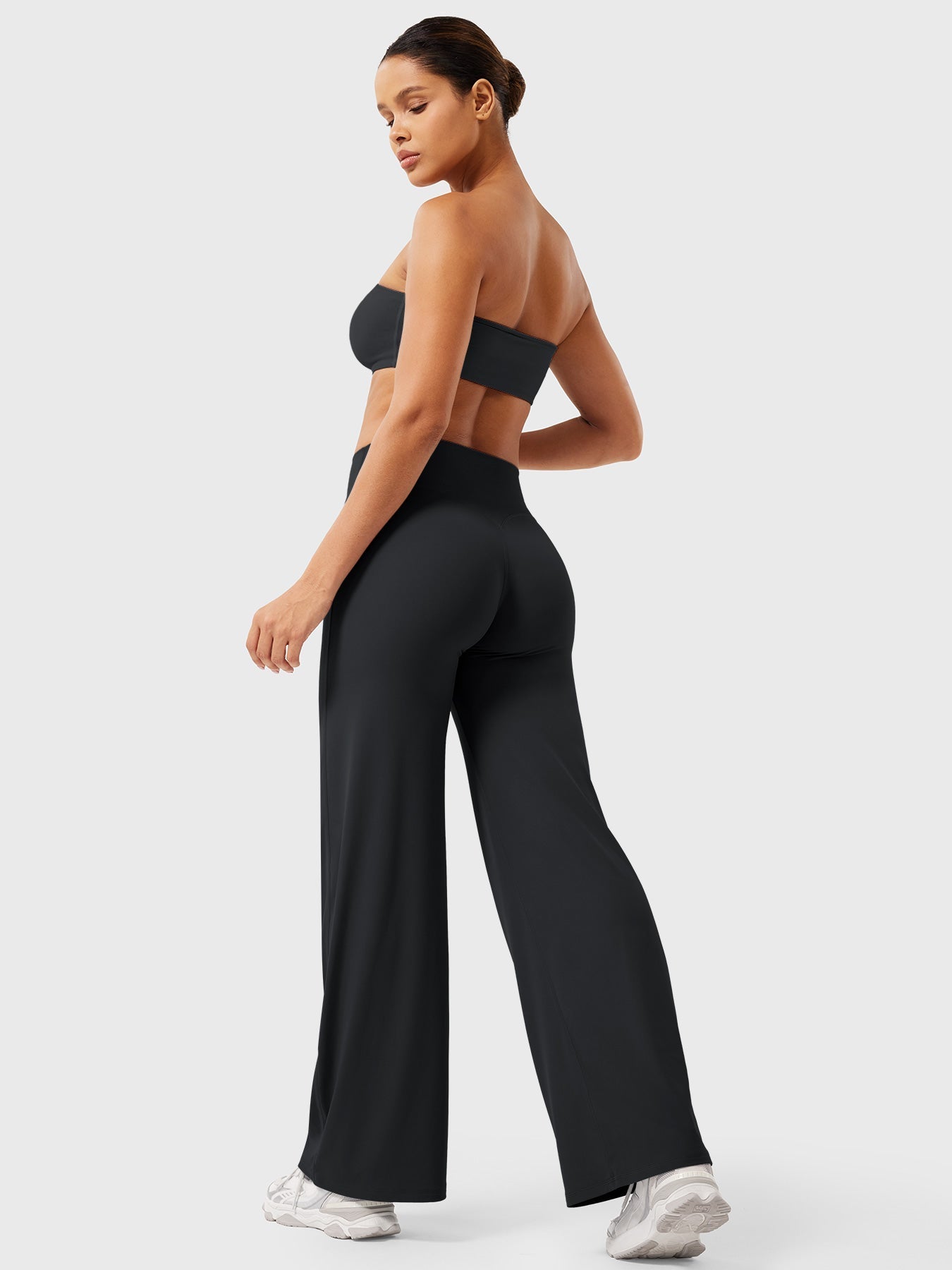 Dames Flared Broek | High-Waist Pantalon Dames Zomer 7