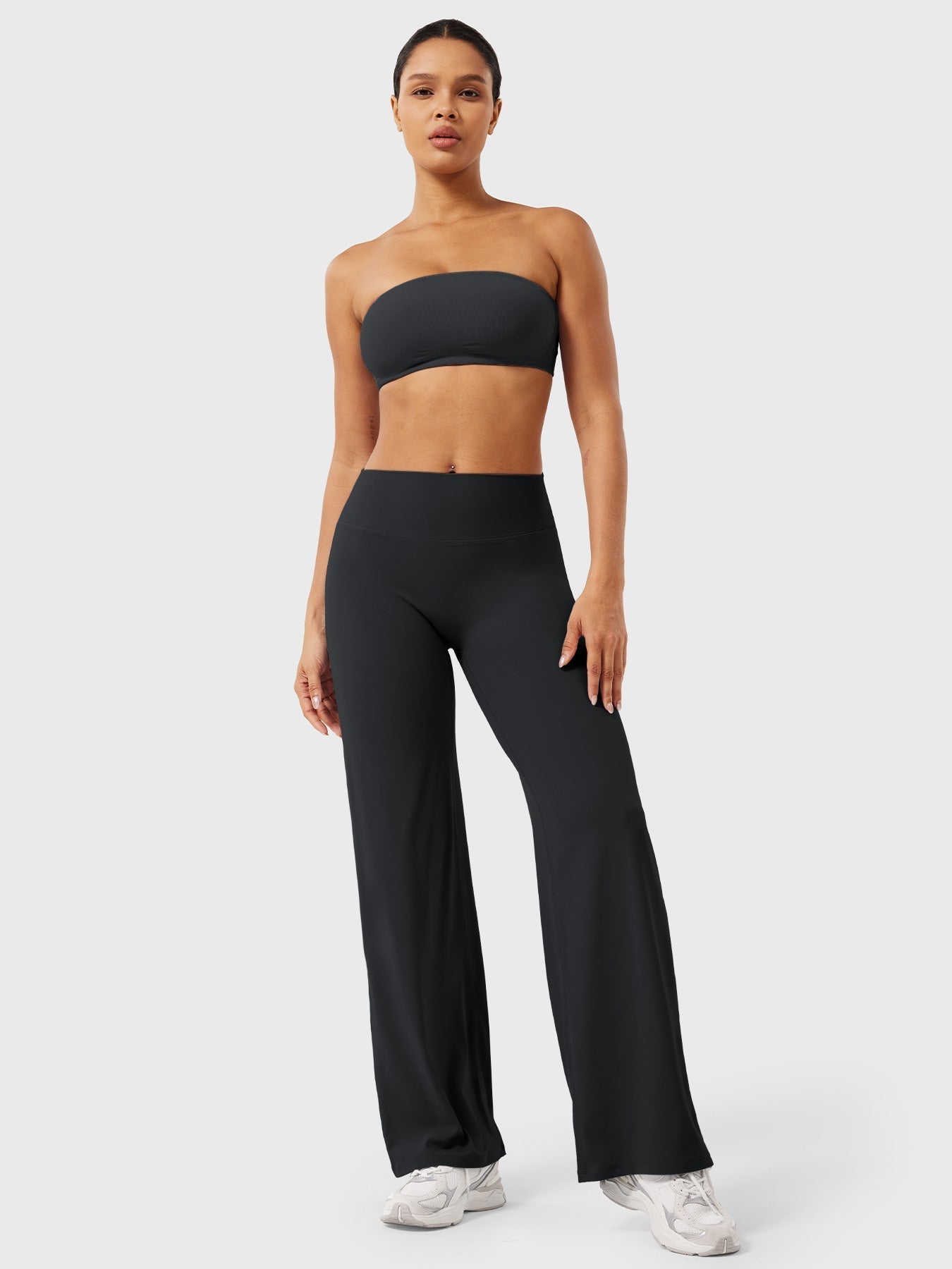 Dames Flared Broek | High-Waist Pantalon Dames Zomer 8