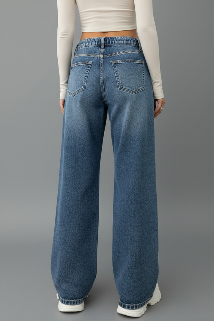 Dames Flared Jeans met Wijde Pijpen | Spijkerbroek Dames 3