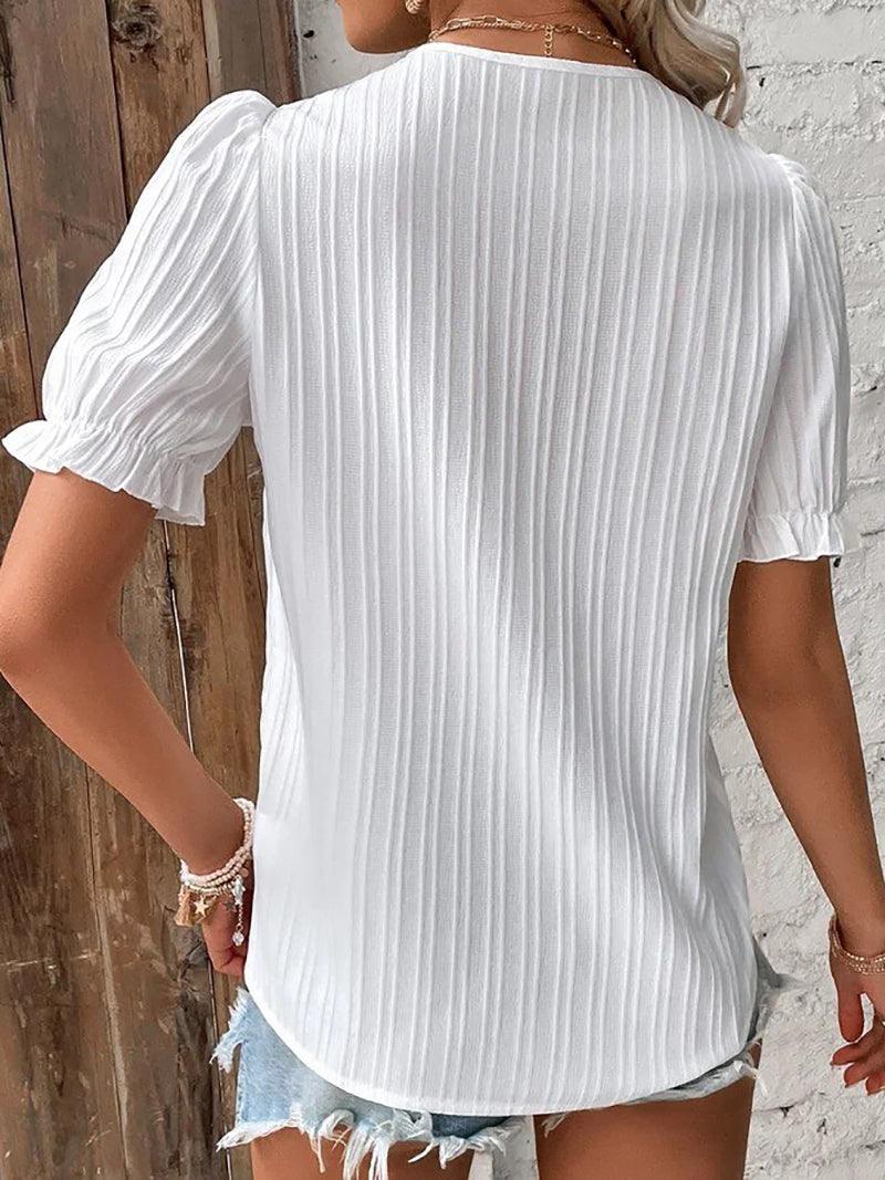 Dames V-Hals T-Shirt | Lichtgewicht en Comfortabel 1