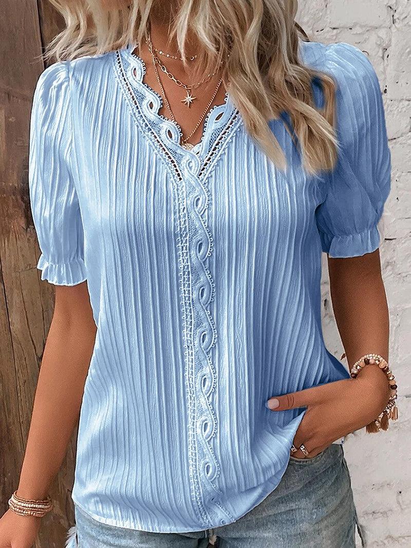 Dames V-Hals T-Shirt | Lichtgewicht en Comfortabel 4