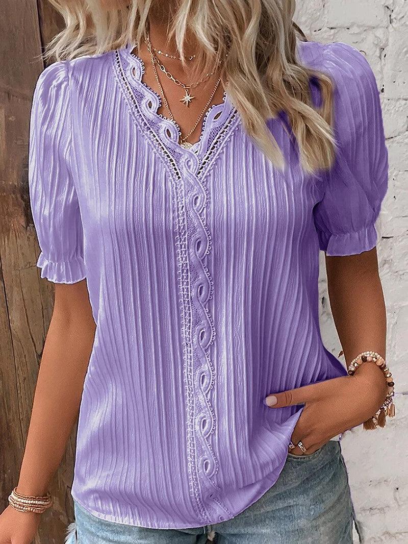 Dames V-Hals T-Shirt | Lichtgewicht en Comfortabel 5