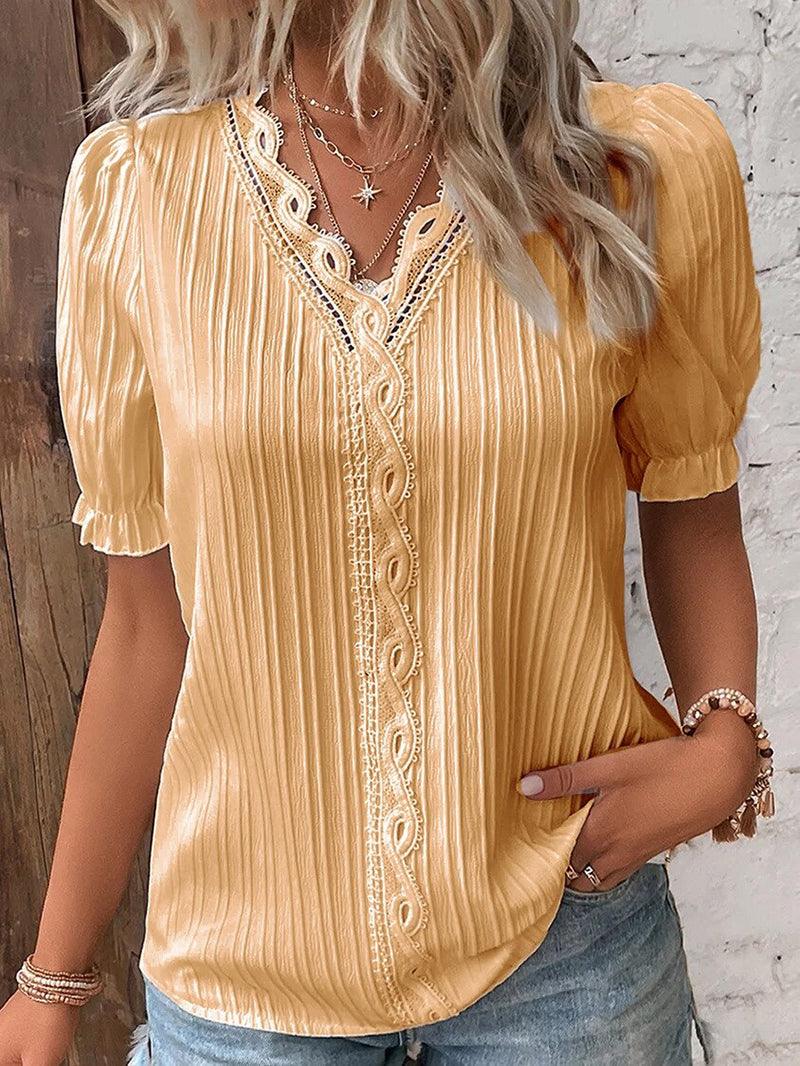 Dames V-Hals T-Shirt | Lichtgewicht en Comfortabel 6