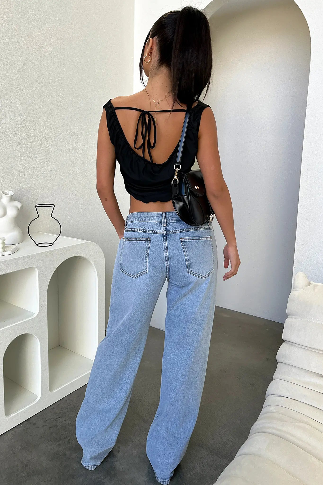 Denim Flared Broek Dames | Casual Spijkerbroek 4