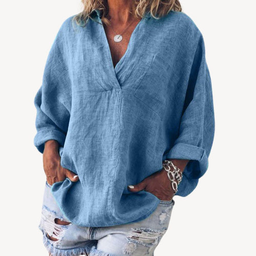 Doris | Casual Blouse met V-hals voor Dames 1