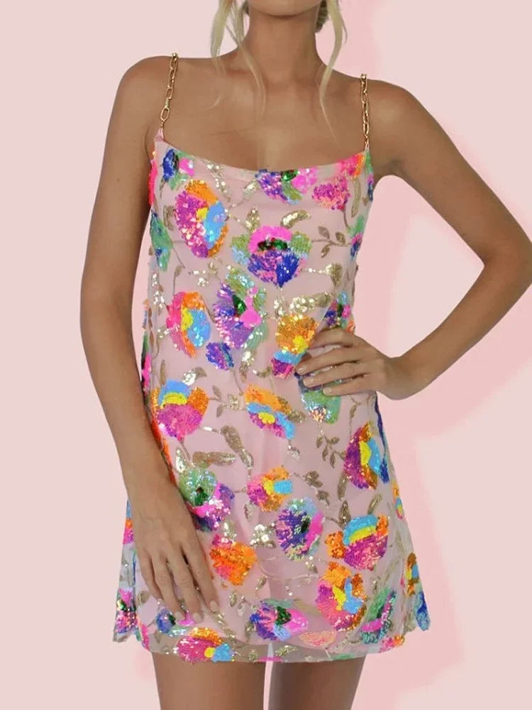 Elegante Bloemenjurk | Zomerjurk Dames A-Lijn 0