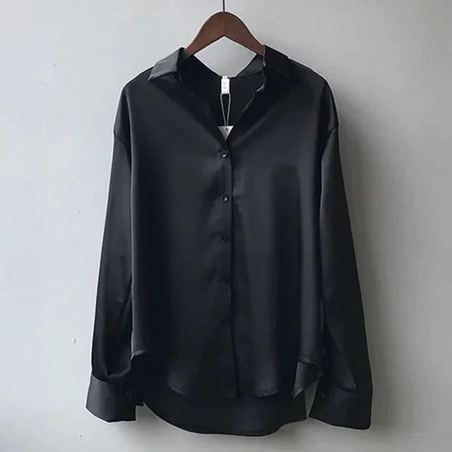 Elegante Damesblouse met Zachte Glans | Damesmode 3