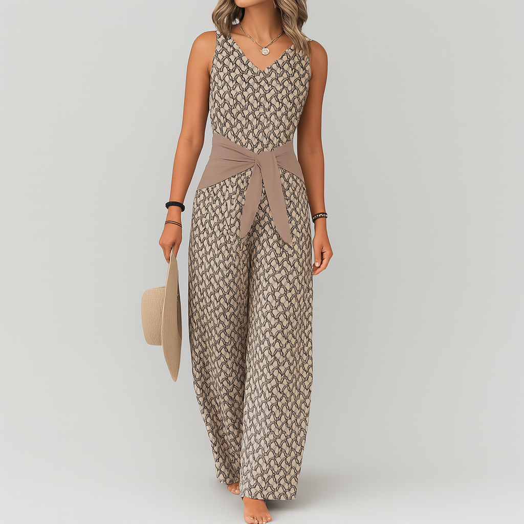 Elegante Jumpsuit | Mouwloze Damesmode voor Lente/Zomer 0