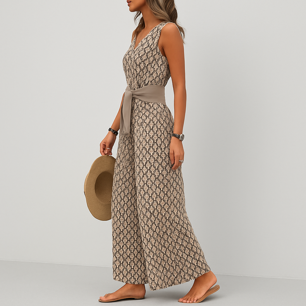 Elegante Jumpsuit | Mouwloze Damesmode voor Lente/Zomer 1