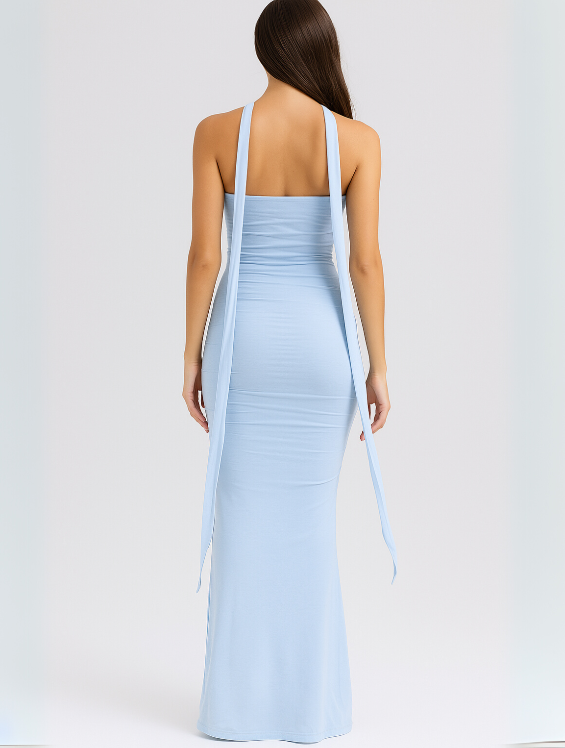 Elegante Strapless Chokerjurk | Tijdloze Stijl voor Speciale Gelegenheden 3