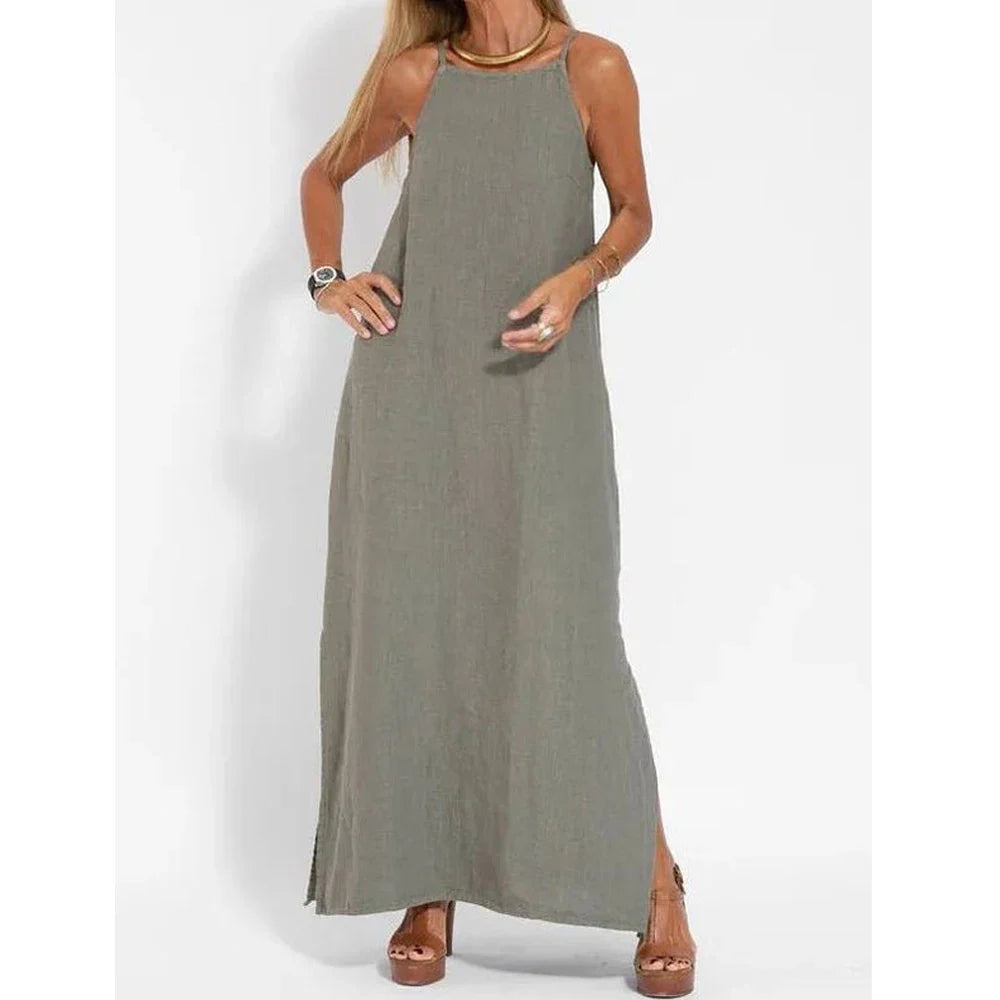 Elegante Zomerjurk Dames met Splitten | Lange Zomerjurk 3