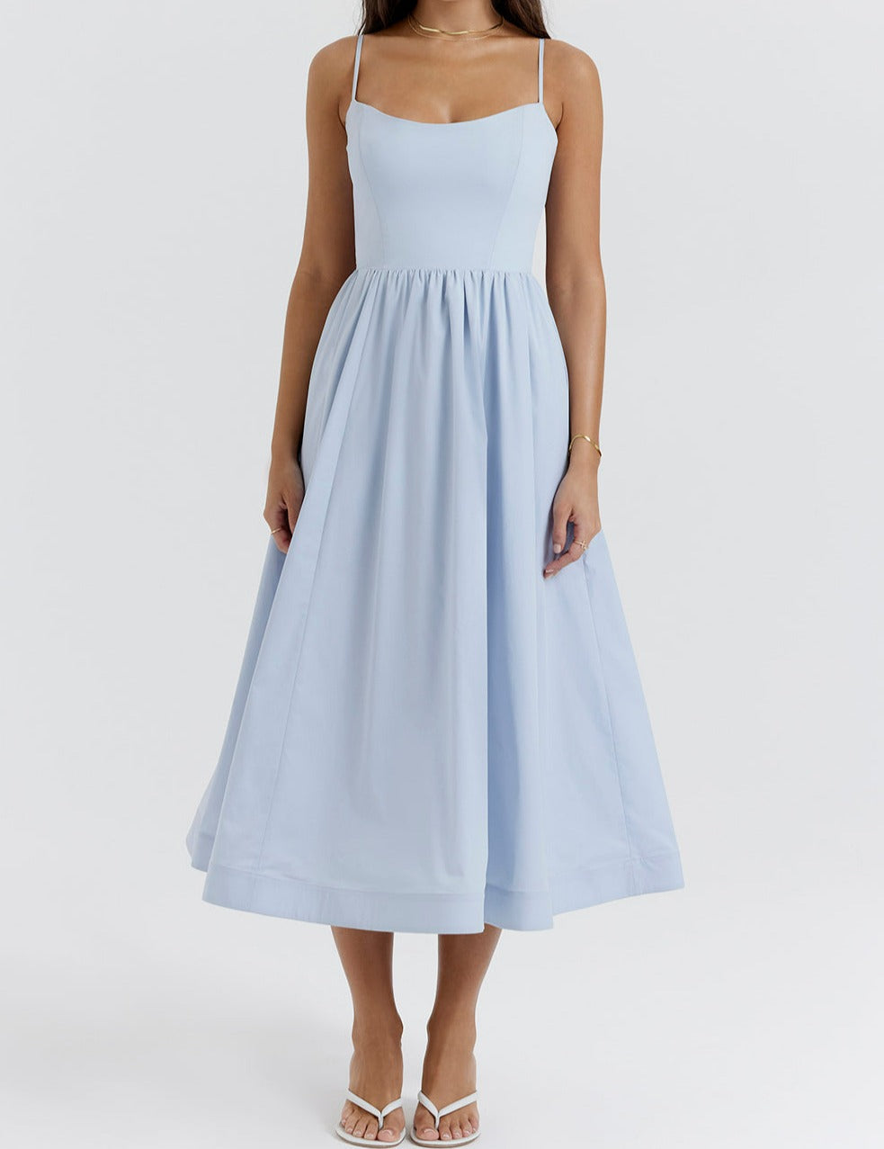 Emilia | Elegante Korte Mouw Jurk Hoogwaardige Stoffen 10