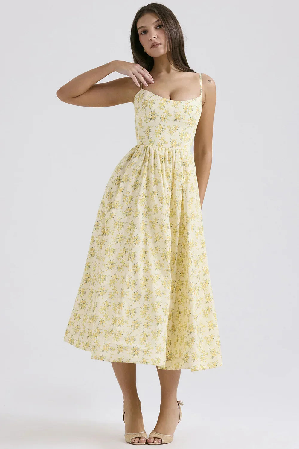 Emilia | Elegante Korte Mouw Jurk Hoogwaardige Stoffen 12