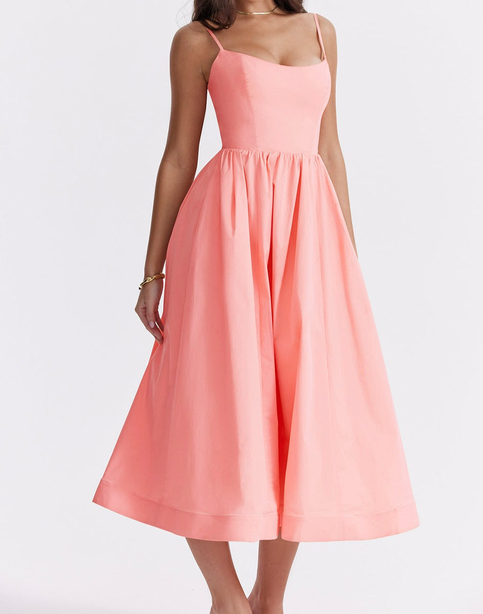 Emilia | Elegante Korte Mouw Jurk Hoogwaardige Stoffen 4