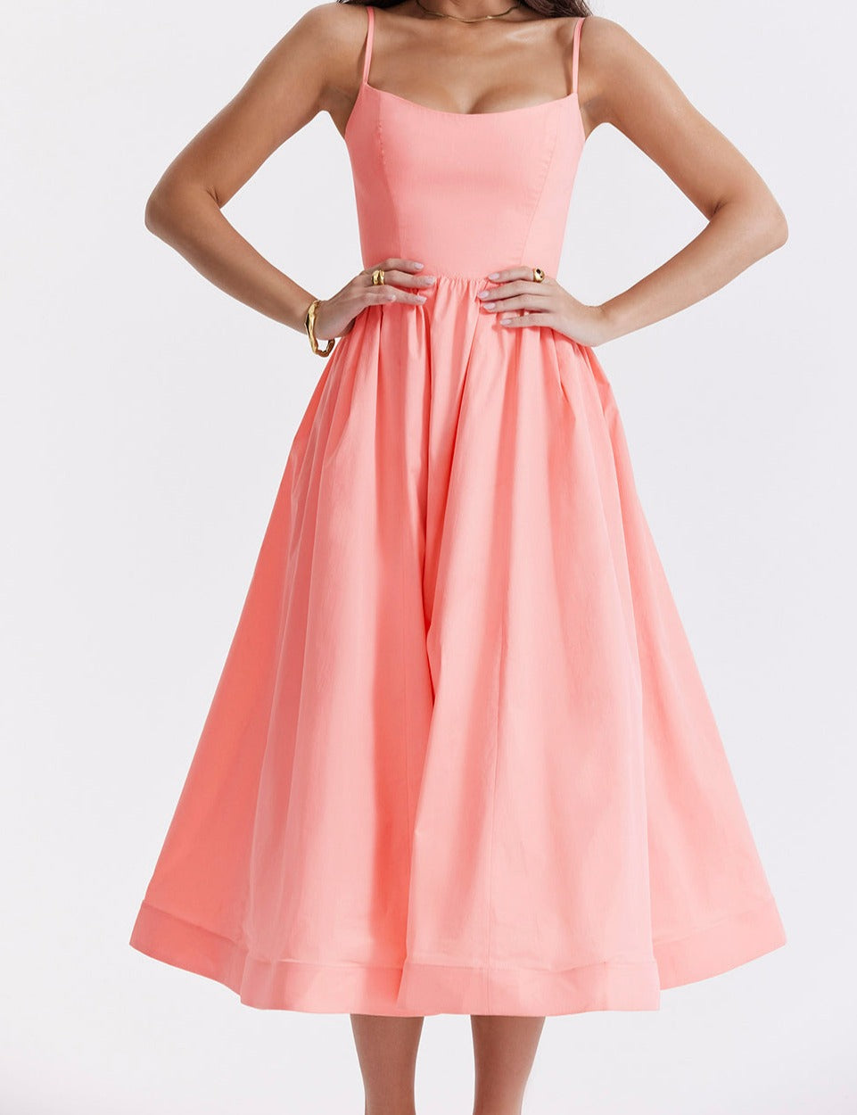 Emilia | Elegante Korte Mouw Jurk Hoogwaardige Stoffen 7