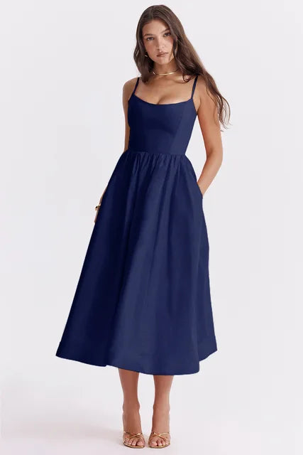 Emilia | Elegante Korte Mouw Jurk Hoogwaardige Stoffen 9