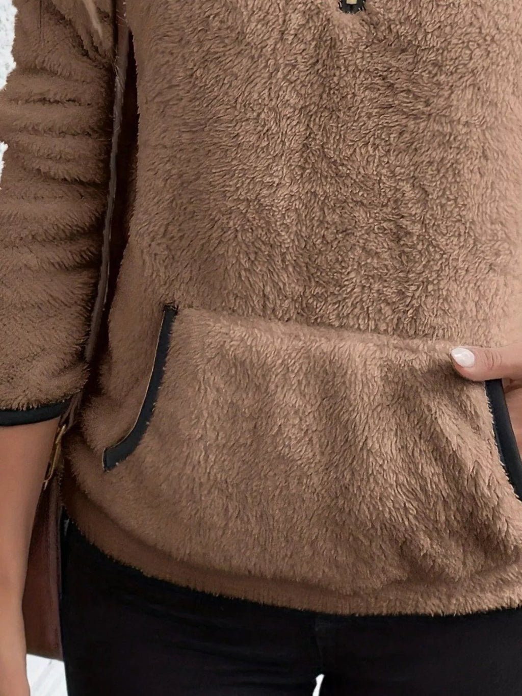 Fleece Trui met Halve Rits | Dames Truien voor Comfortabele Casual Wear 1