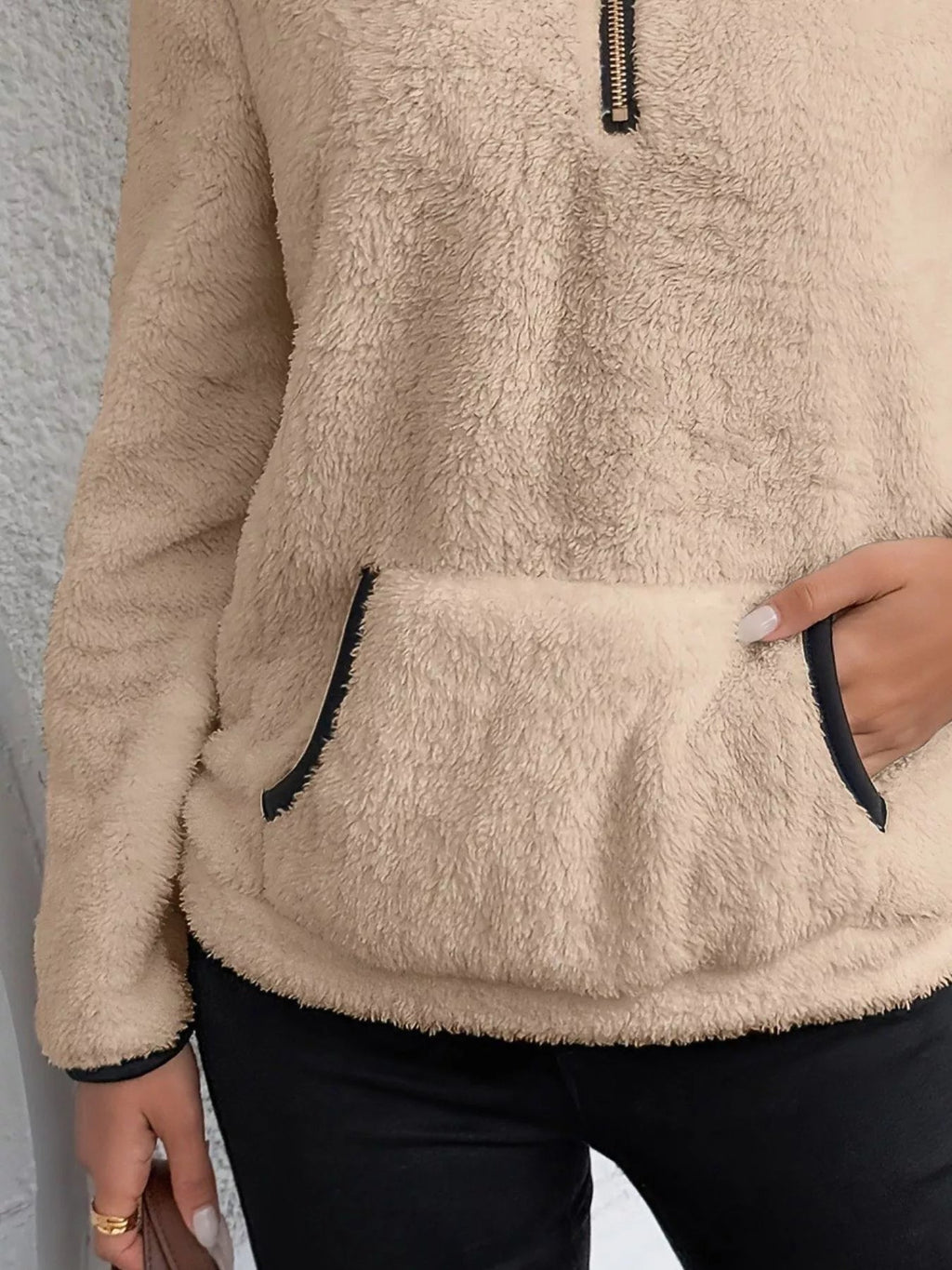 Fleece Trui met Halve Rits | Dames Truien voor Comfortabele Casual Wear 7