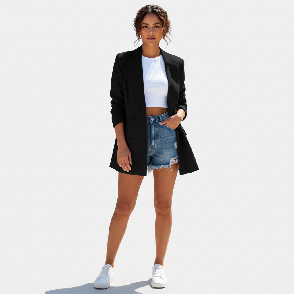 Fleur | Lange Dames Blazer 2