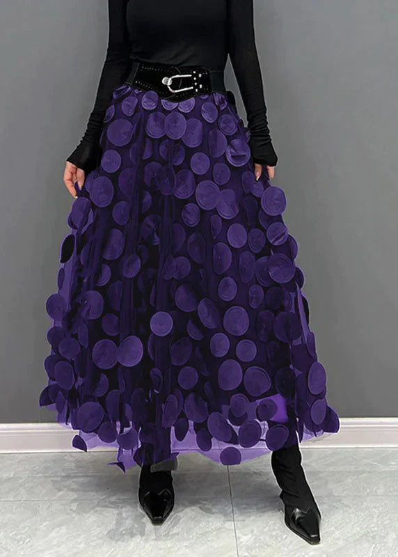 Fleur | Vloeiende Polkadot Rok voor Dames 6