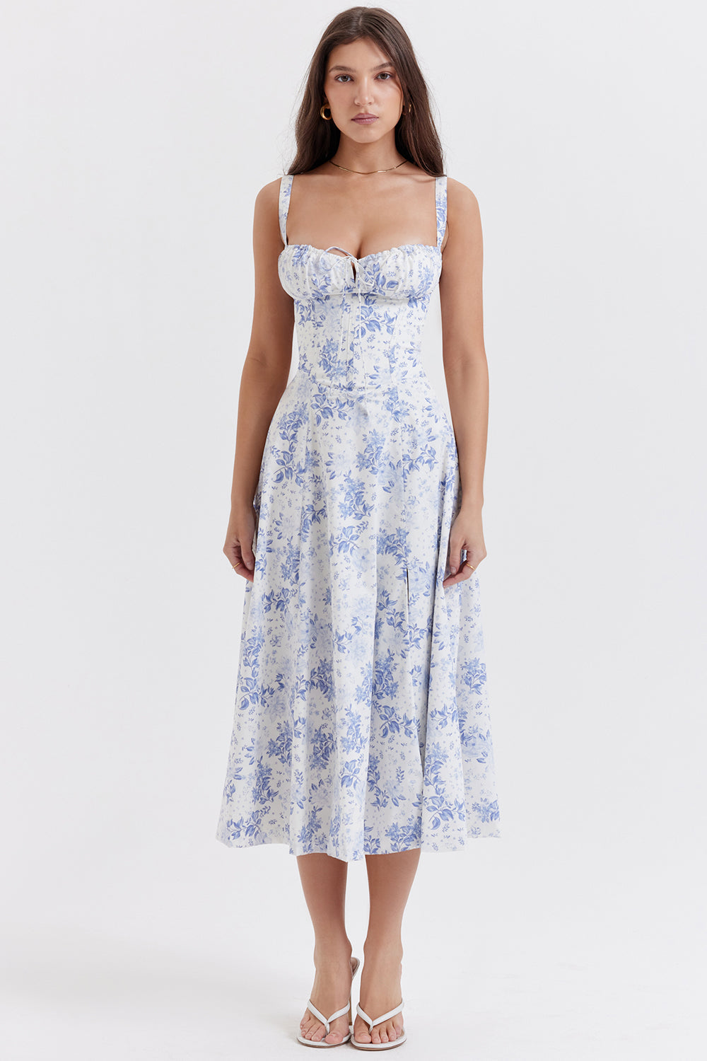 Flora | Zomerjurk Dames Met Bloemenprint Aansluitend 0