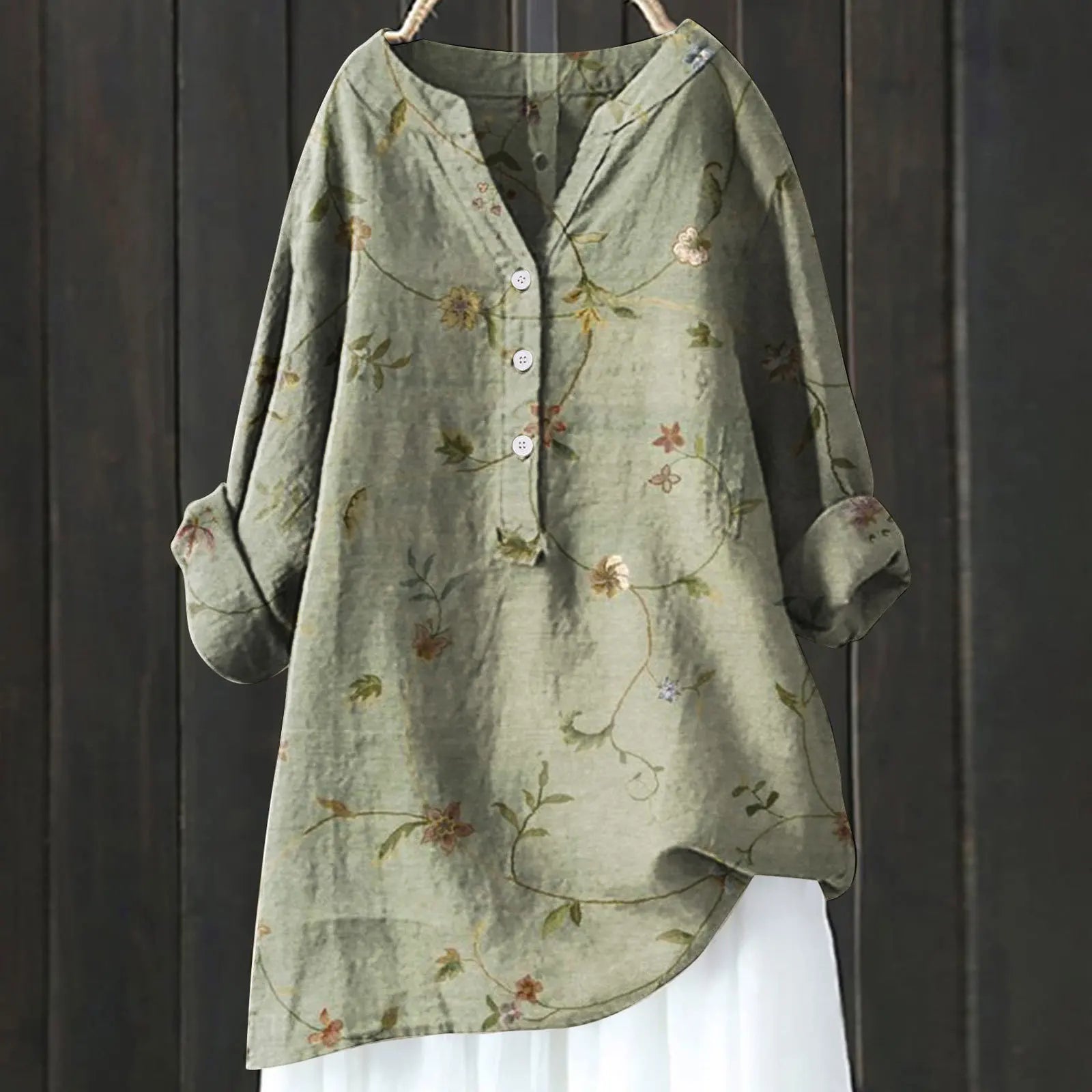 Florale | Blouse Dames Bloemmotief Comfortabel 6