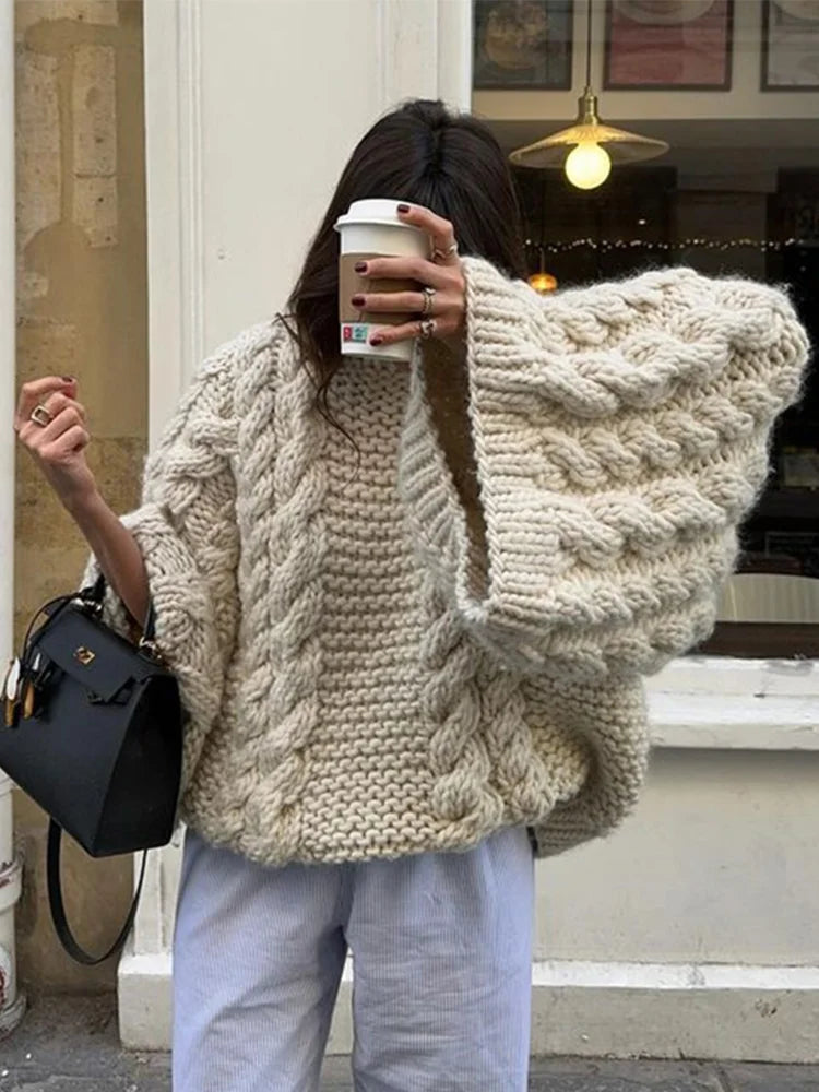 Gail | Oversized Chunky Trui Dames 2