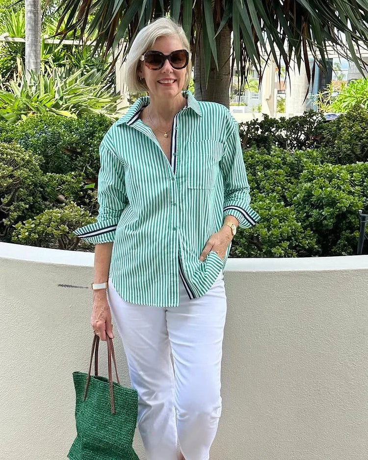 Gestreept Overhemd Whitney | Elegant Casual Shirt 3