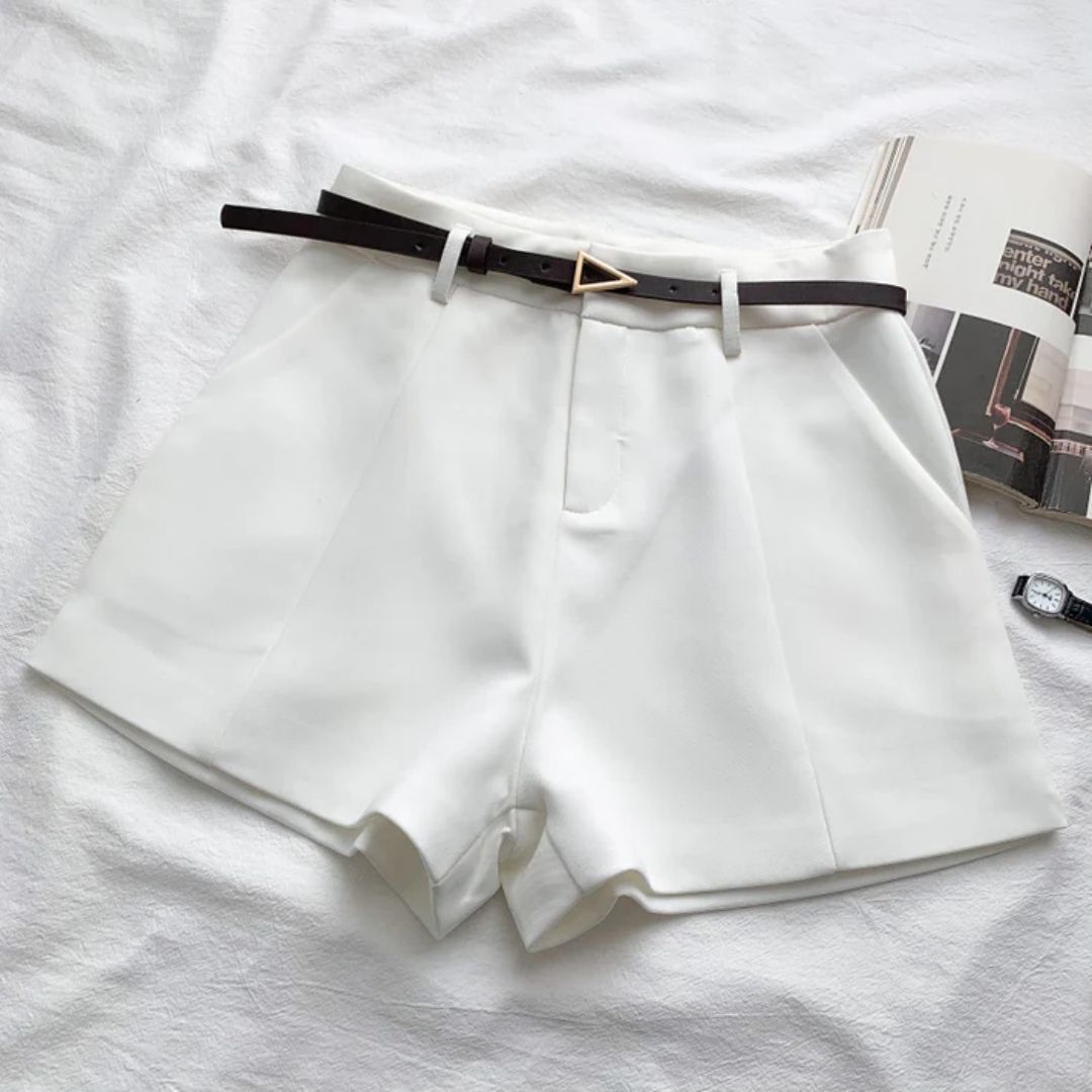 Gigi Short | Dames Korte Broek Hoge Taille A-lijn 1