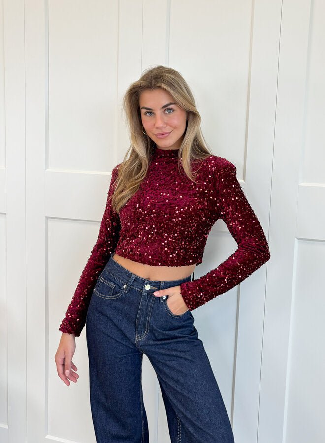 Glittertop Met Pailletten | Elegante Feesttop voor Vrouwen 1