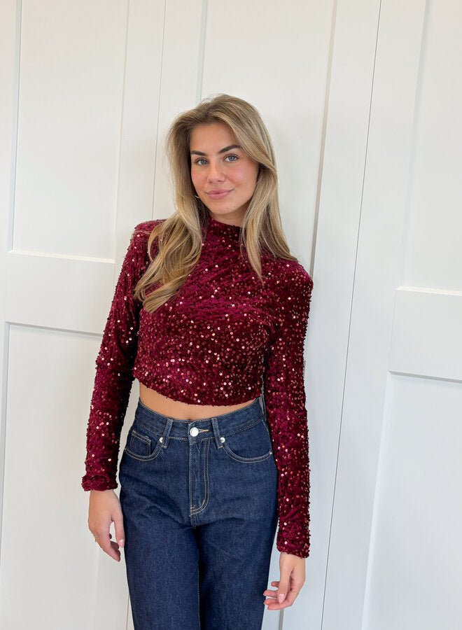 Glittertop Met Pailletten | Elegante Feesttop voor Vrouwen 5