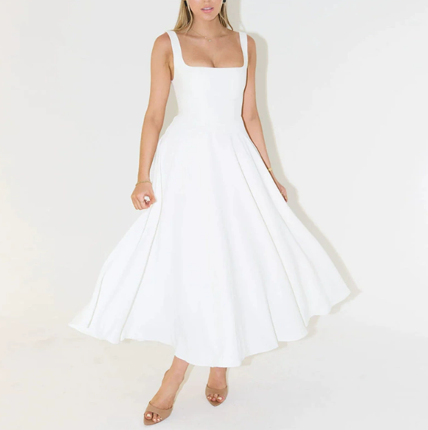 Harper Bloemen Midi Jurk | Dames Midi Jurk Voor Bruiloft 0