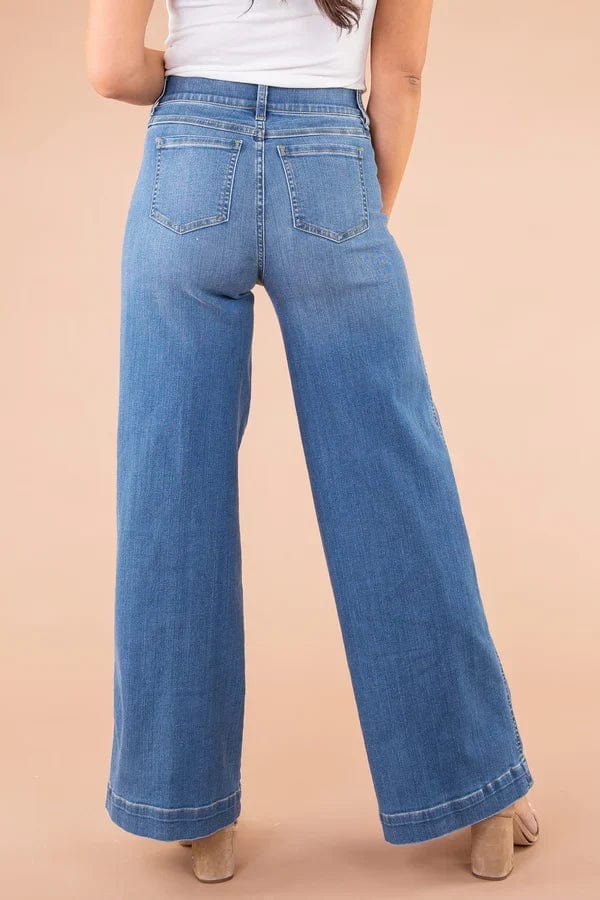 Hoge Taille Flared Jeans Dames | Vintage Spijkerbroek 2