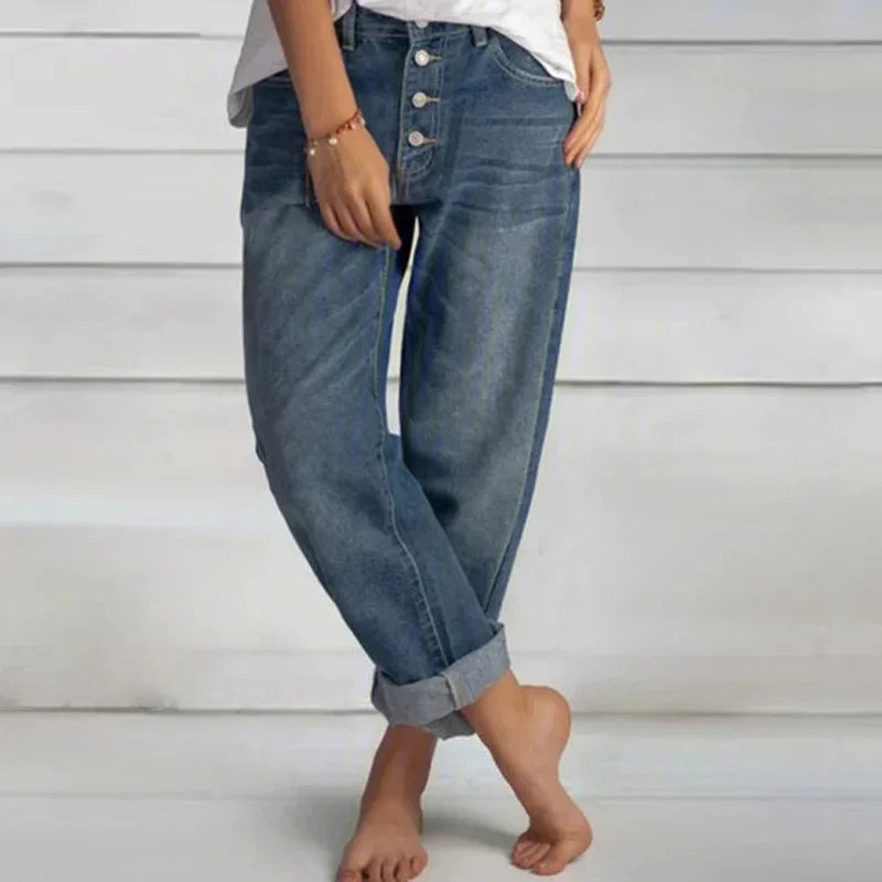 Kamille | Stijlvolle Hoge Taille Jeans voor Dames 0