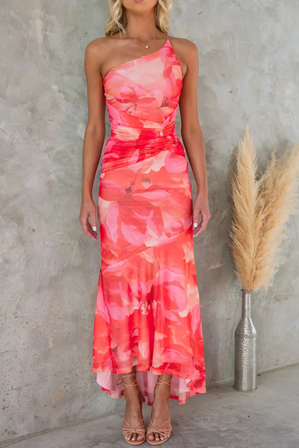 Katherine Midi-jurk Bloemen | Elegante Damesjurk Zomer 4